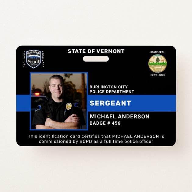 Police Id Card Requirements